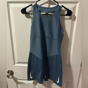 Nike Blue Sleeveless Tennis Jumpsuit- M